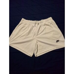 Nike Dri-Fit Basketball Shorts Men's 2X Loose Fit Above Knee‎ White Mesh NWT P5